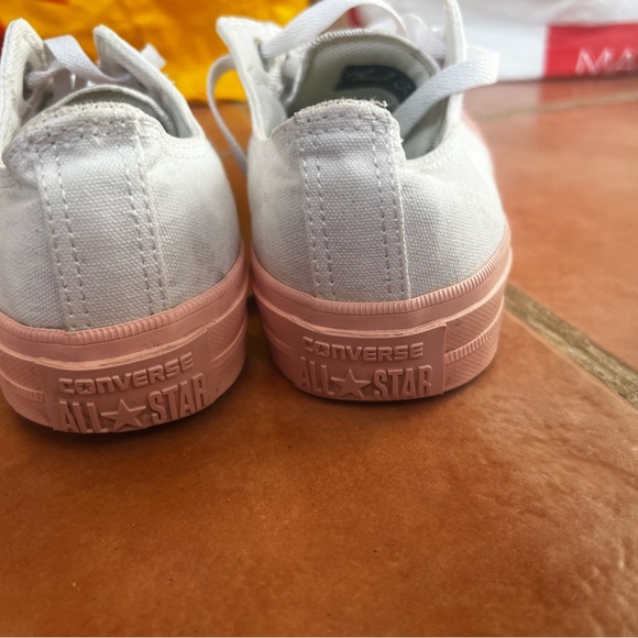 White and Pink Converse - Picture 3 of 5